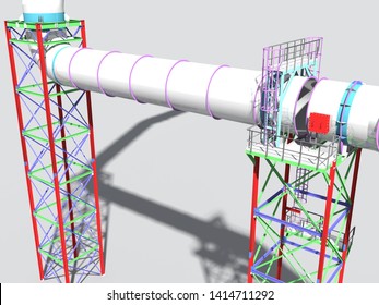 Bim Model Engineering Project Construction Stream Stock Illustration ...