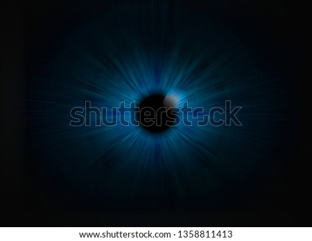binary circuit board future technology, blue eye cyber security concept background, abstract hi speed digital internet.motion move blur. pixel vector