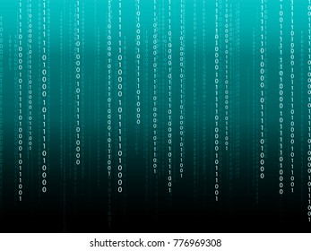 Binary code background 