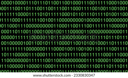 BINARY MOVING HORIZONTAL BG CODING PROGRAMMING BG HACKER SCREEN SCIFI MOVIE BG. FLOWING DATA NETWORK MATRIX DATA 0 1 HITECH ARTIFICIAL INTELLIGENCE AND MACHINE LEARNING BG. TECHNO SCREEN.ILLUSTRATION.