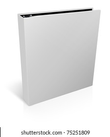 Binder Isolated On A White Background