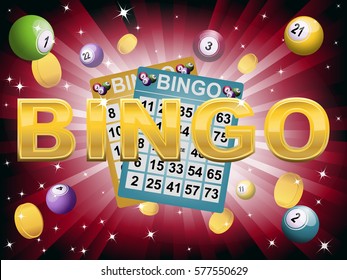 Bingo Jackpot Background Stock Illustration 577550629