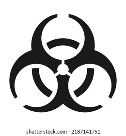 Bio Hazard Icon. Biohazard Or  Biological Hazard Illustration