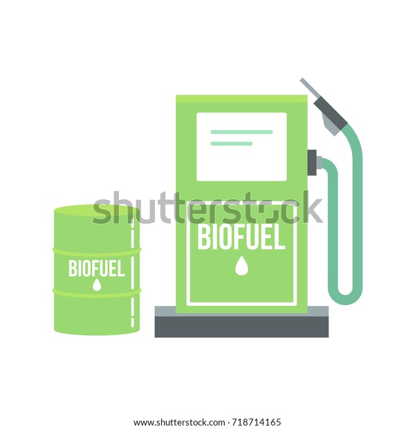 Bio-fuel illustration. Alternative and\
environmental friendly technology and\
lifestyle.