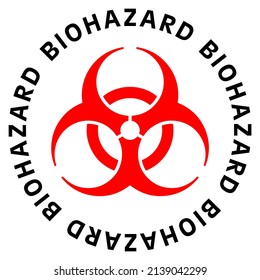 Biohazard Sign. Biological Warfare. Weapons.