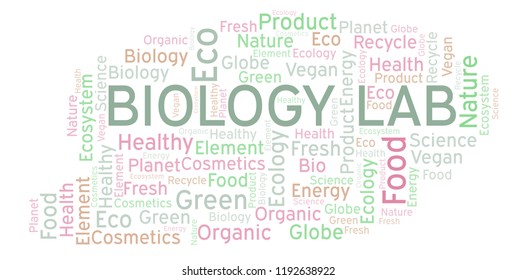 Biology Lab Word Cloud Stock Illustration 1192638922 | Shutterstock