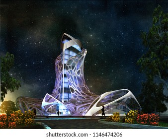 Bionic Concept Building Can Be Used Stock Illustration 1146474206 ...