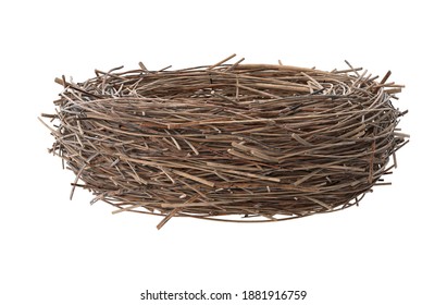 Bird Nest 3D illustration on white background