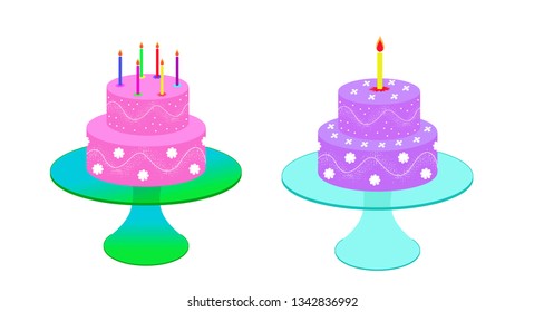 Birhtday Cakes Illustration