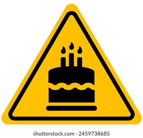 Birthday cake sign background vector - Powered by Shutterstock