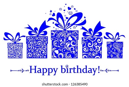 Happy Birthday Card Man Images, Stock Photos & Vectors | Shutterstock