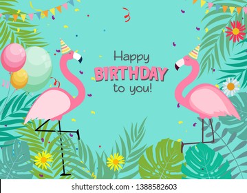 Birthday Card, Congratulation Template  Illustration  - Powered by Shutterstock