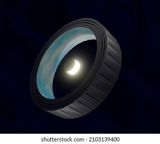 A Bishop Ring Is A Type Of Hypothetical Rotating Space Habitat 3d Rendering