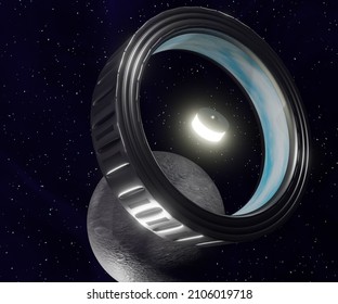 A Bishop Ring Is A Type Of Hypothetical Rotating Space Habitat 3d Rendering