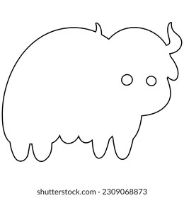 Bison line drawing for decoration.
 - Powered by Shutterstock