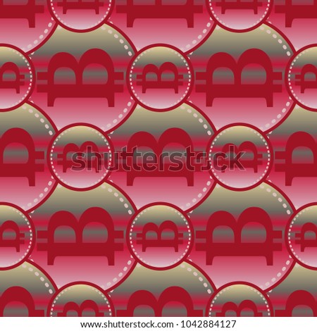 Bitcoin electronic coins seamless pattern for background.