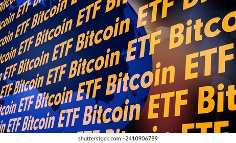 Bitcoin etf new opportunity in rotating world of securities and crypto offering virtual currency investment with potential for stable growth and financial industry progress - Powered by Shutterstock