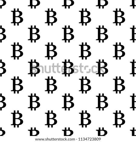 bitcoin icon in Pattern style