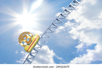 Bitcoin Rollercoaster Price Going Up