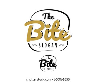 Bite Bakery Restaurant Logo Design