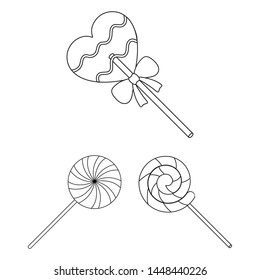 Bitmap Design Cane Spiral Symbol Set Stock Illustration 1448440226 ...