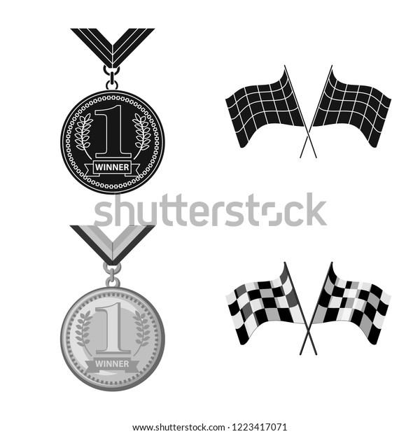 bitmap design of car and rally logo. Set of\
car and race stock bitmap\
illustration.