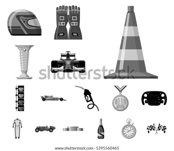 bitmap design of car and rally symbol. Set of\
car and race stock symbol for\
web.