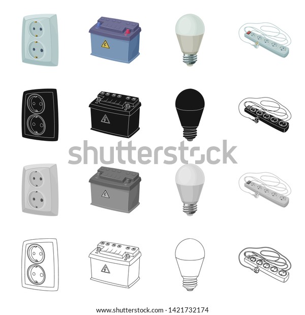 Bitmap design of\
electricity and electric symbol. Set of electricity and energy\
stock bitmap\
illustration.