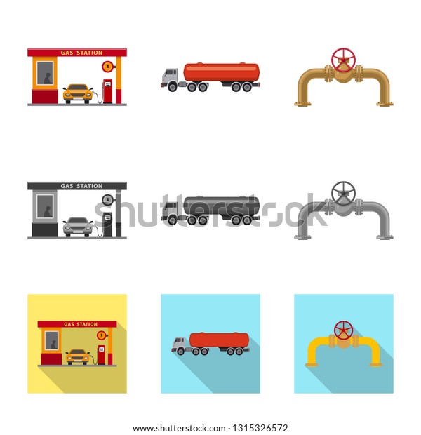 bitmap design of oil and gas logo.\
Collection of oil and petrol stock symbol for\
web.