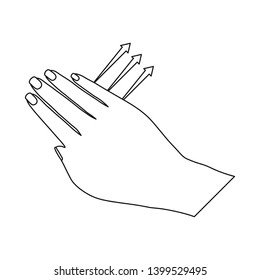 bitmap design of touchscreen and hand logo. Collection of touchscreen and touch stock bitmap illustration.