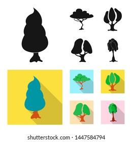 Bitmap Design Tree Nature Icon Collection Stock Illustration 1273175563