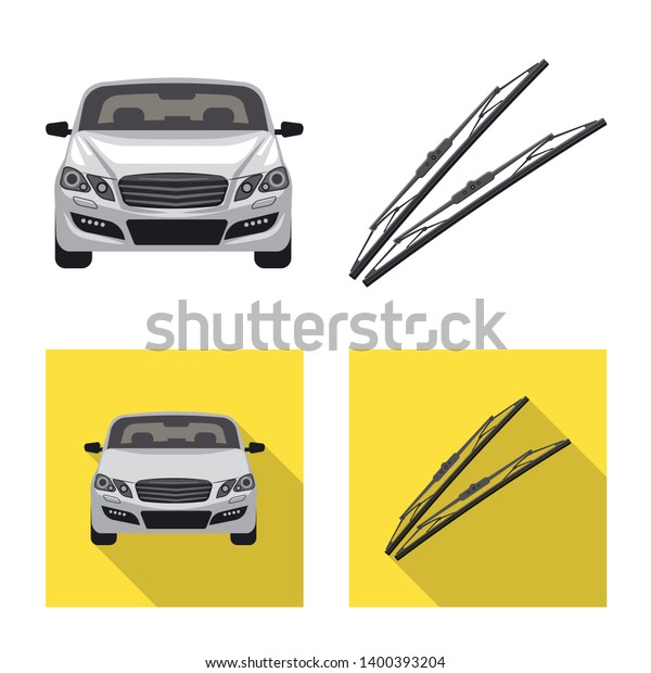 bitmap illustration of auto and\
part sign. Collection of auto and car stock symbol for\
web.