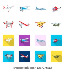 Bitmap Illustration Plane Transport Sign Set Stock Illustration ...