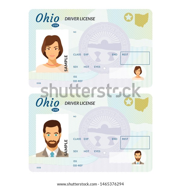 Fake Ohio Drivers License Template