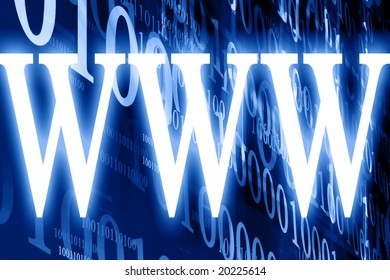 bits and bytes on a dark blue background