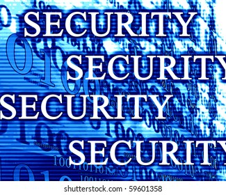 bits and bytes on a dark blue background
