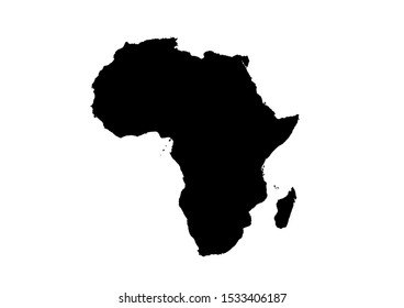 Black Africa Map Wallpaper Stock Illustration 1533406187 | Shutterstock