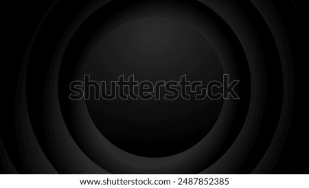 Black background with concentric ovals and a gradient effect forming a James Bond-style tunnel.