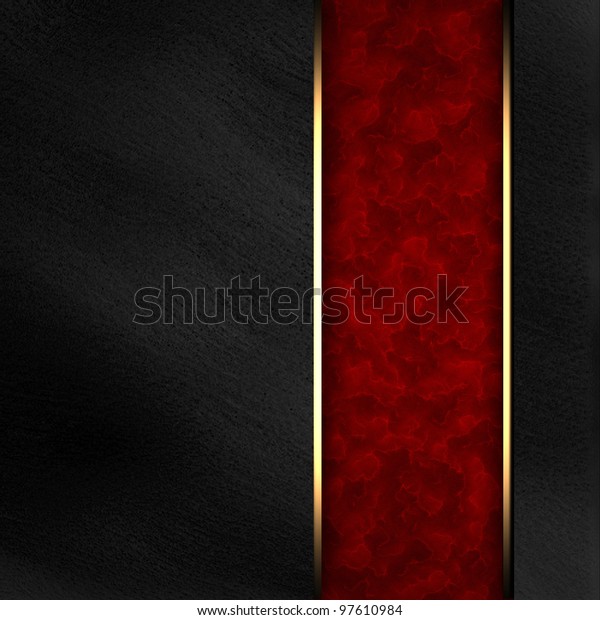 黒い背景に濃い赤のテクスチャストライプレイアウト のイラスト素材