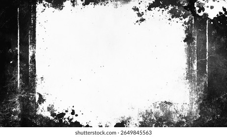 Fondo negro con marco