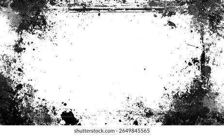 Fondo negro con marco