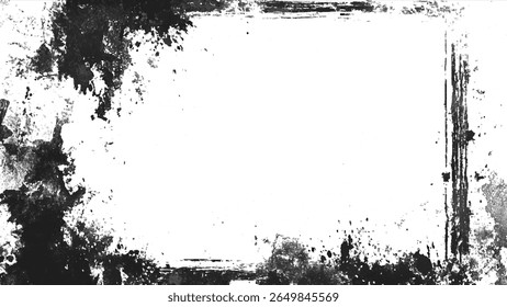 Fondo negro con marco