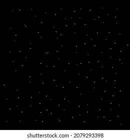 Black background with green colored dots on it. For wallpaper, backgrounds and graphic designing