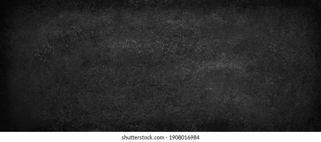 Black background with old distressed vintage grunge texture and dark vignette border