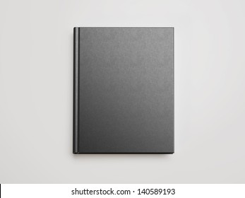 black blank book