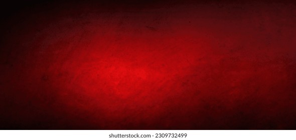 Стоковая иллюстрация: Black blood red grunge or horror background. Old rough concrete distressed texture. The wall of the building with cracks. Close-up. Crushed broken damaged surface. Creepy spooky halloween concept.