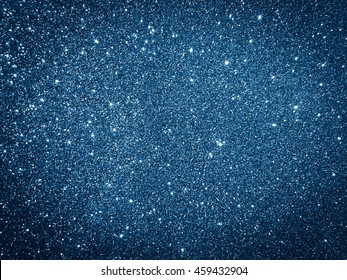 Black And Blue Gradient Galaxy Glitter Texture Background