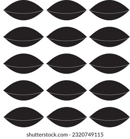 black closed eyes pattern. mysterious. idea for banner. graphic draw vector. line art. abstraction. black withe pattern. - Powered by Shutterstock