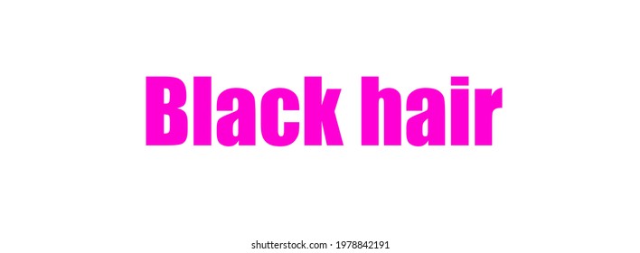 Black curly hair care text banner
 - Powered by Shutterstock