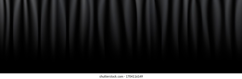 Black Curtains In The Theater